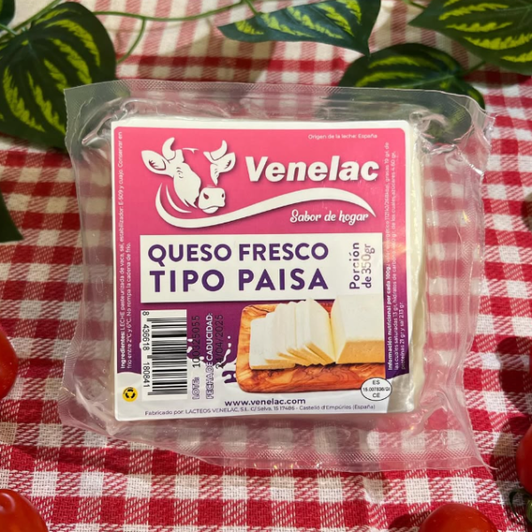 Queso Fresco Tipo Paisa 350gr